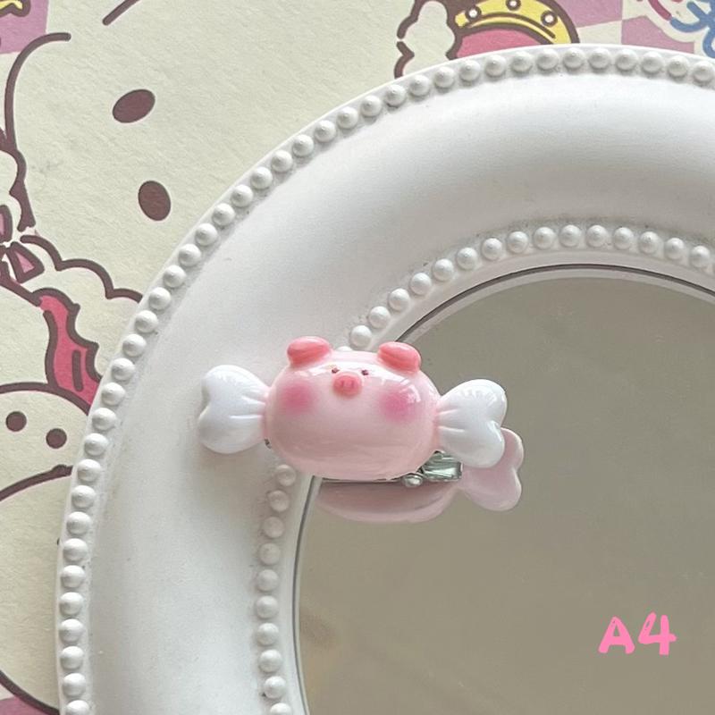 

1Pc/6Pcs Cinnamon Dog My Melody Pompom Purins Hello Kitty Cartoon Candy Barrettes Children Duckbill Clip Mini Hairpin Headwear