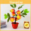 Pomegranate Large Eight Plastic Simulated Fruit Potted Decorations With Pot