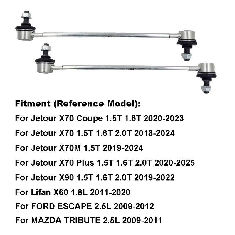 2PCS Front Stabilizer Link For Jetour X70 Plus 70 X90 2019 2020 2021 2022 1.5T 1.6T 2.0T Sway Bar Link Coupling Rod Accessories