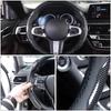 For Jeep Car Steering Wheel Cover Carbon Fibre Sports Styling Accessories For Jeep Grand Cherokee Wrangler JK Gladiator Compa