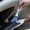 Car Vent Cleaning Brush with Dust Tray Soft Bristle Interior Detail Tool for Dashboard Air Conditioner Auto Detailing Brush