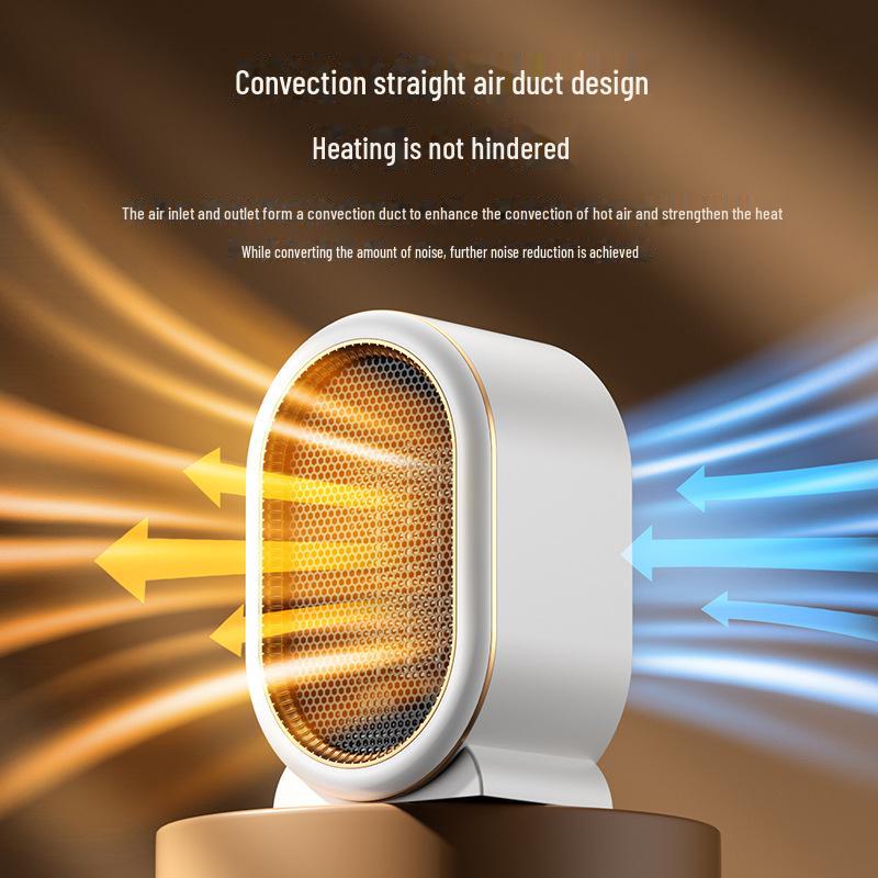 Grenzüberschreitender PTC-Keramikheizer für den Desktop: Kleine elektrische Heizung nach EU-, US- und UK-Standards