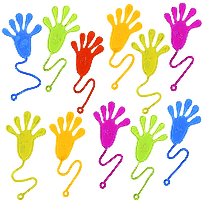 10/20/30Pcs Funny Sticky Hands Kids Toys Children Birthday Party Favors Boys Girls Pinata Fillers Baby Shower Gift Bag Prizes