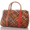 Large Braided Leather Handbag