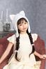 Clearstone Cosplay Halloween Fluffy White Headgear, Cat, Kids,