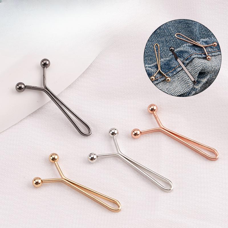 Invisible Waist-cinching Buckle Shortens The Trouser Hem, Fixed Clip, No Nails or Seams, Waist-cinching Clip, A Metal Waist-cinching Wonder