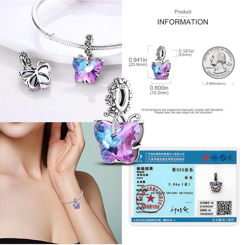 Elk Dinosaur Luminous Firefly Dangle Charm Flower Beads Sale Copper Fit Bangle Bracelet Diy Jewelry Charms