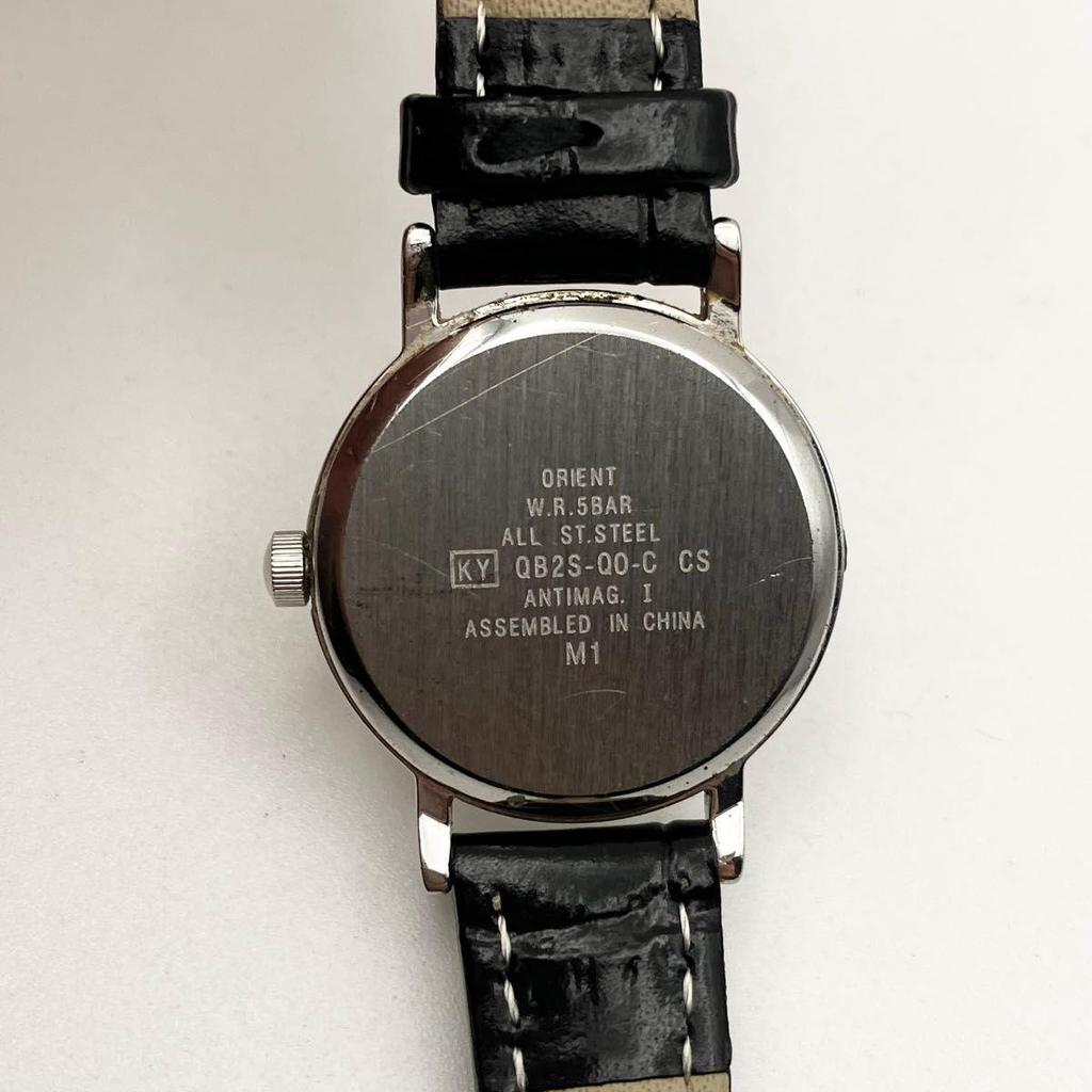 Used Working Excellent Condition Orient Ladies Watch Quartz Silver New Battery Orient