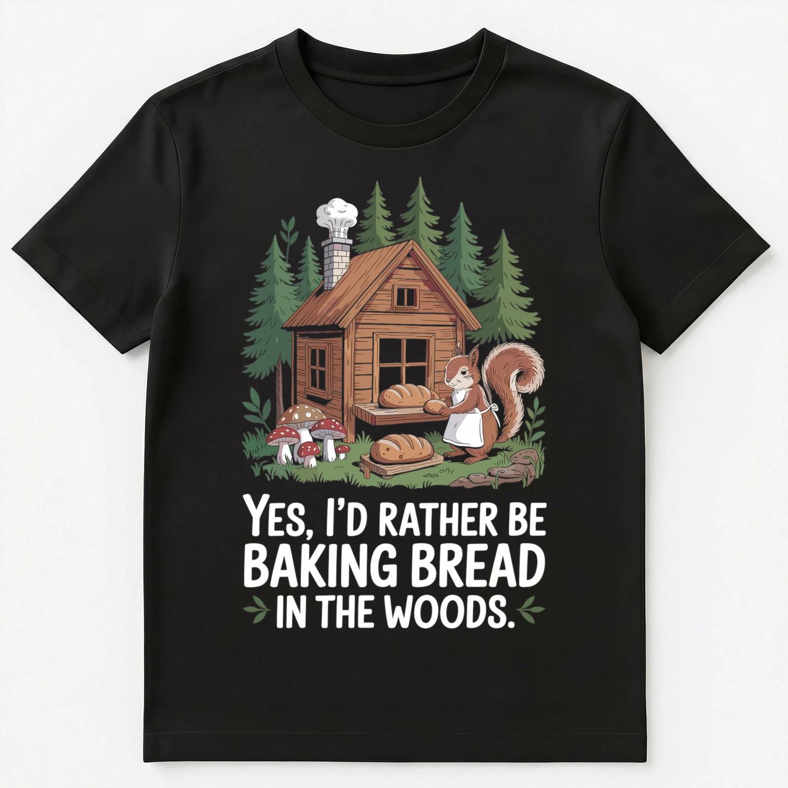 

Cottagecore Escape Fantasy Rustic Forest Baking Unisex T-Shirt M