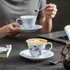 2025 New Style Exquisite High-Quality Ceramic Cup and Saucer Set for Home, Perfect for Afternoon Tea