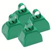 4er-Pack Metall-Kuhglocken mit Griff, 3 Zoll Kuhglocken für Sportveranstaltungen, Anfeuern, Stimmung, Laute Kuh Handpercussion Kuhglocken
