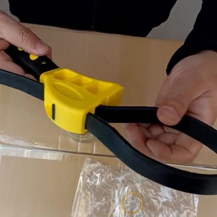 Belt Wrench 6 Inch Oil Filter Puller Strap Spanner Chain Wrench Strap Opener Adjustable Disassembly Tool for Vehicle Maintenance