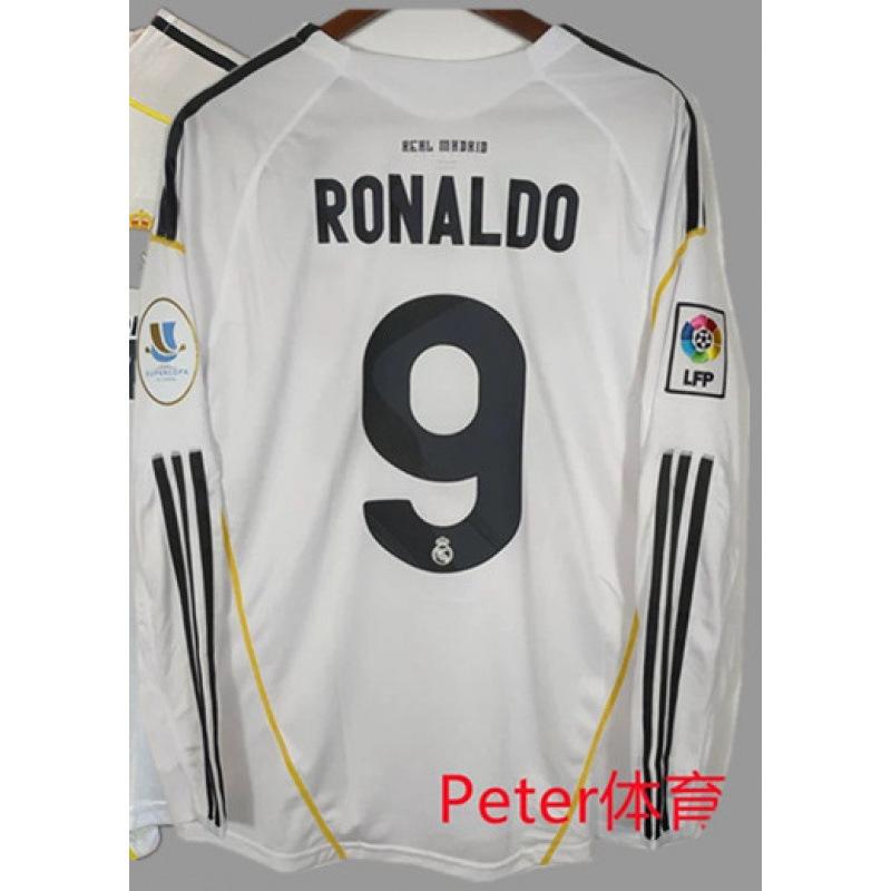 Vintage Jerseys, Soccer Uniforms, AC Ronaldo, Ronaldinho, Zidane, Long-sleeved Sportswear, National Team Uniforms
