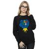 Disney Womens/Ladies Donald Duck Pop Fist Sweatshirt