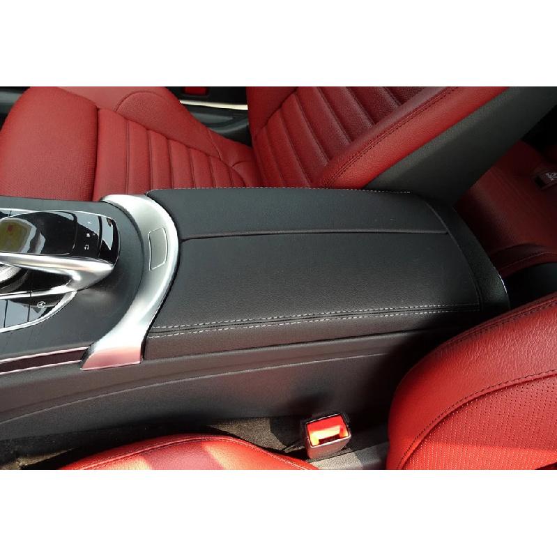 Center Console Lid Armrest Box Panel Leather Trim Protect Cover For Mercedes Benz C GLC Class W205 W253 C200 C300 GLC200 GLC300