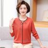 Stylish Plus Size Knitwear for Middle-aged & Elderly Women - Round Neck, Long Sleeve, Loose Fit, Autumn/Winter 2023 Sweater