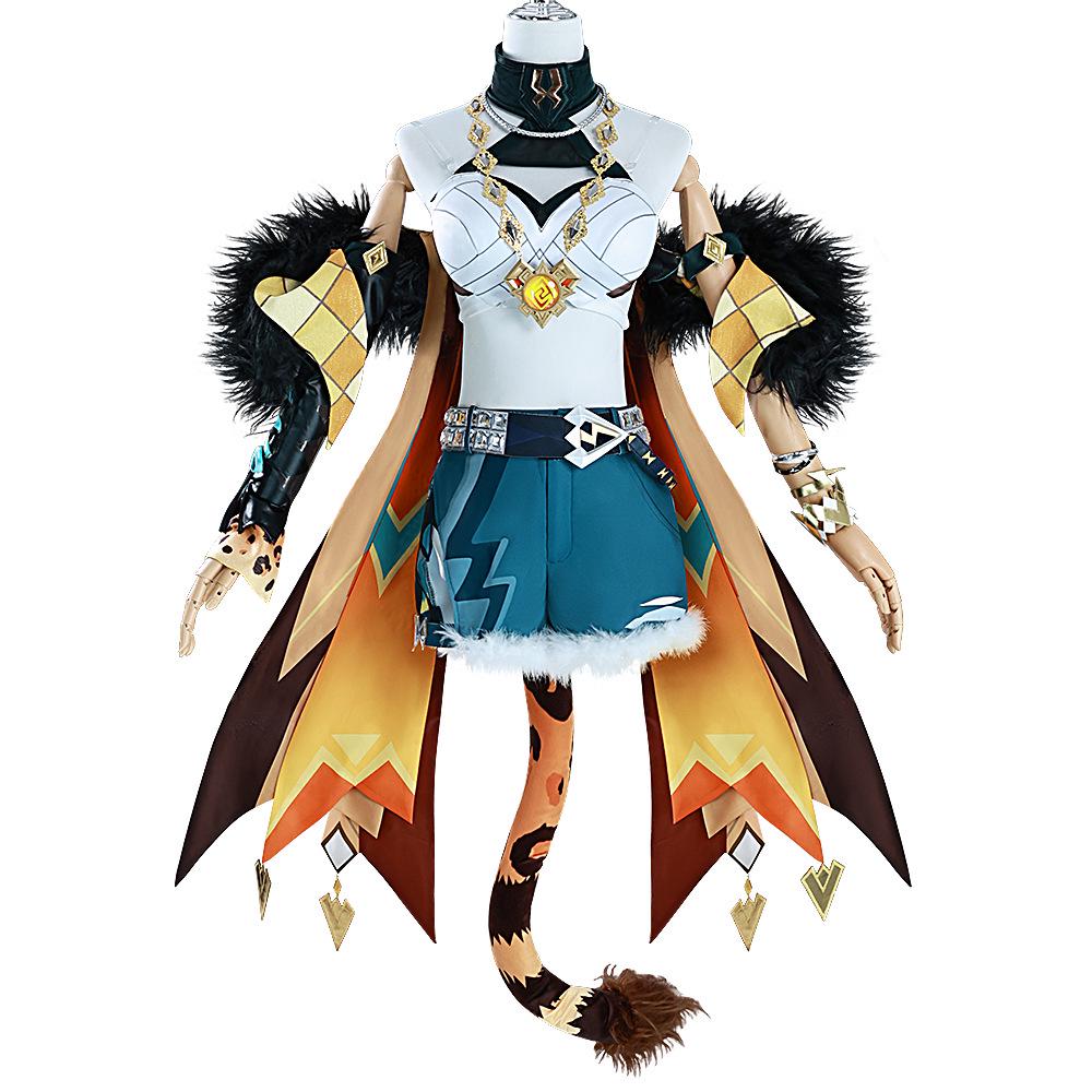 Kostým pro cosplay Genshin Impact Natlan Sinonyn pro ženy - Anime halloweenský hrací oděv
