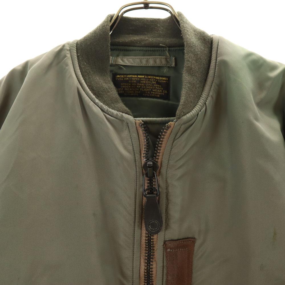 Buzz Rickson's MA-1 Flight jacket M Sage green Filling into cotton Men's Used