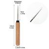 Leather Sewing Awl Wood Handle Gadget Leather Sewing Craft Tool Awl For Handmade Projects Beginners Hobbyists Women Adults Home