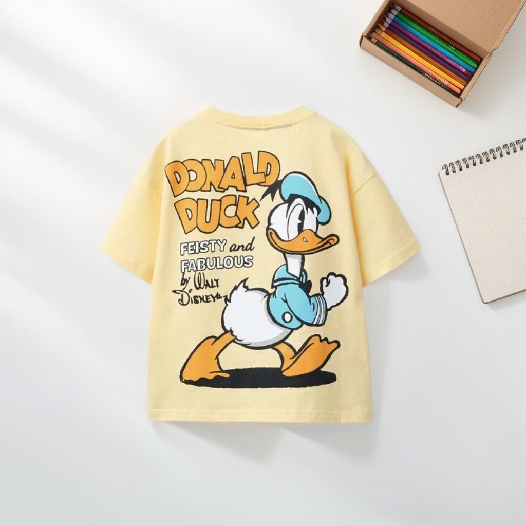 Donald Duck Pattern Children s T-shirt Summer Clothing Cartoon Casual Children s Short-sleeve Shirt 100