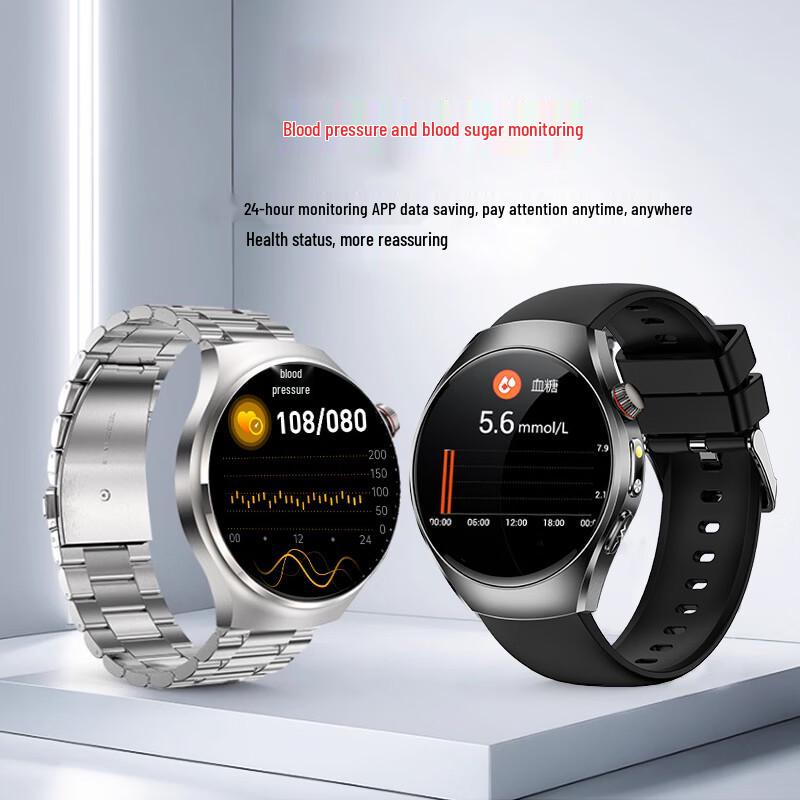 Smart Health Monitoring Watch with ECG & Blood Pressure (CN version)