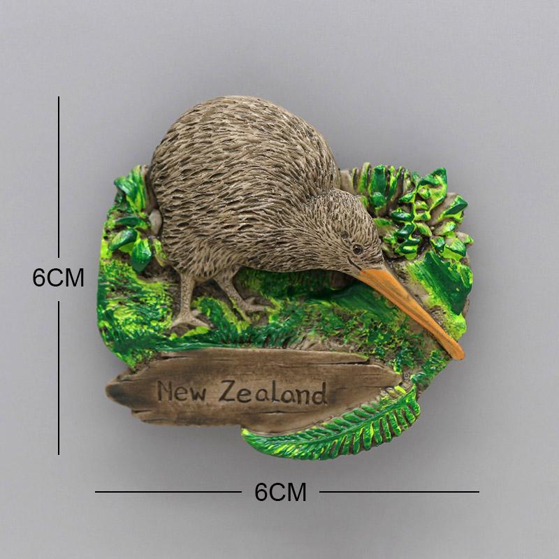 Lucerne Lion Macao Italy Venice New Zealand 3D Magnetic Refrigerator Sticker Souvenirs Home Decoration Budapest Hungary Cambodia