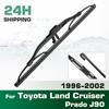 Rear Windshield Wipers Blades,Premium All-Season Wiper Blades Replacement For Toyota Land Cruiser Prado J90 1996-2002
