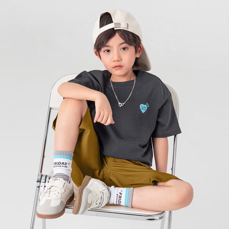 Boys' American Trend Print Cooling Cotton T-Shirt