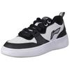 Li Ning Synthetic Leather Comfortable Trendy Non-Slip Lightweight Low-Top Skate Shoes Women sneaker White Black AGCU544-3