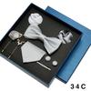Men's Formal Suit Bow Tie Gift Box Set for Weddings and Business