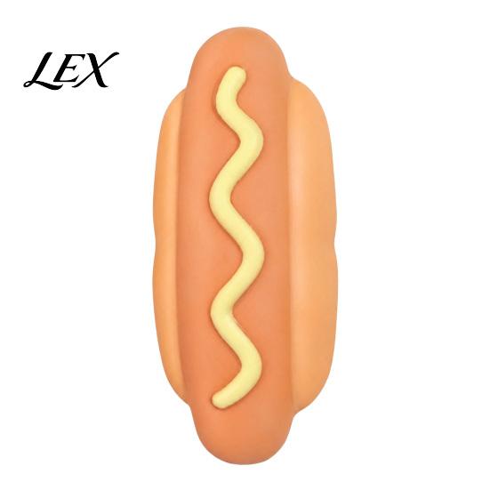 Funny Desk Accessories for Men Women Giant Hot Dog Squeeze Toy, 8.3" Slow Rising Realistic Food Shaped Cute Desktop Decorations Work Soft Stress Ball,