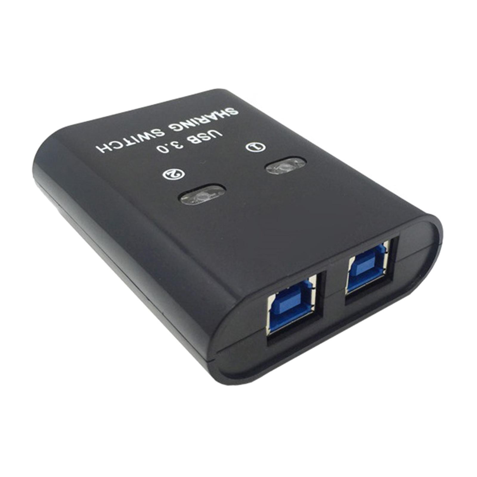

USB ручной переключатель 2 порта USB конвертер разветвитель для 2 ПК совместное использование USB периферийных устройств принтера офиса дома USB 3.0 концентратор