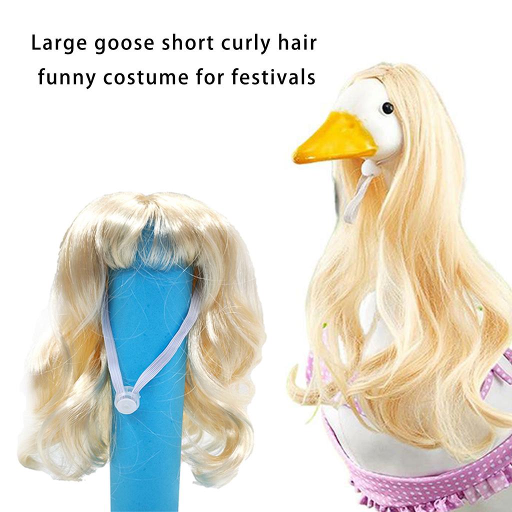Amusing Creature Accessory Curly Haired Decoration For Gatherings Shows Heat Resistant Fabric