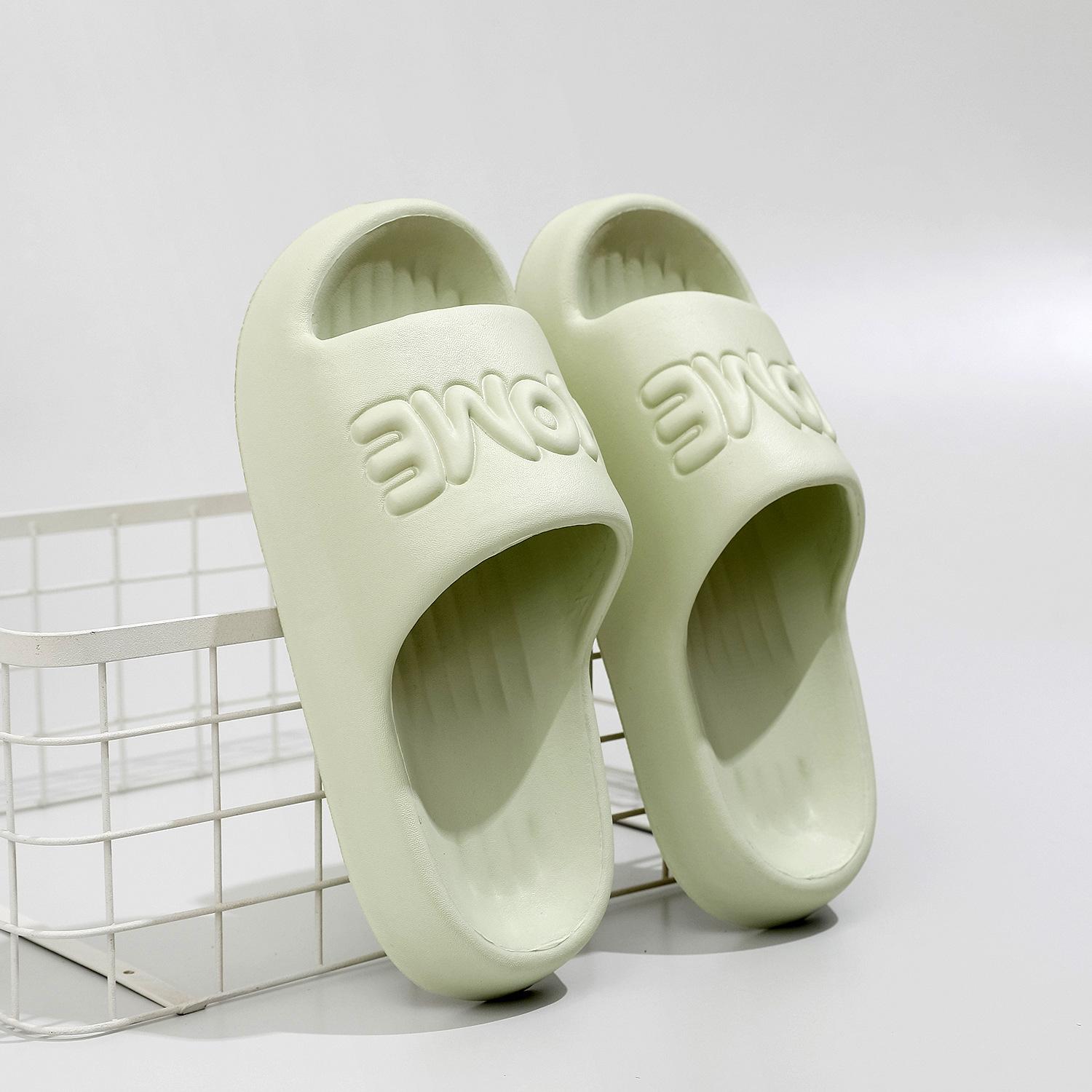 

Новинка 2024 года, летние женские тапочки на мягкой подошве из материала EVA для отдыха, удобные, износостойкие, противоскользящие, модные и универсальные тапочки 40-41 зелёный