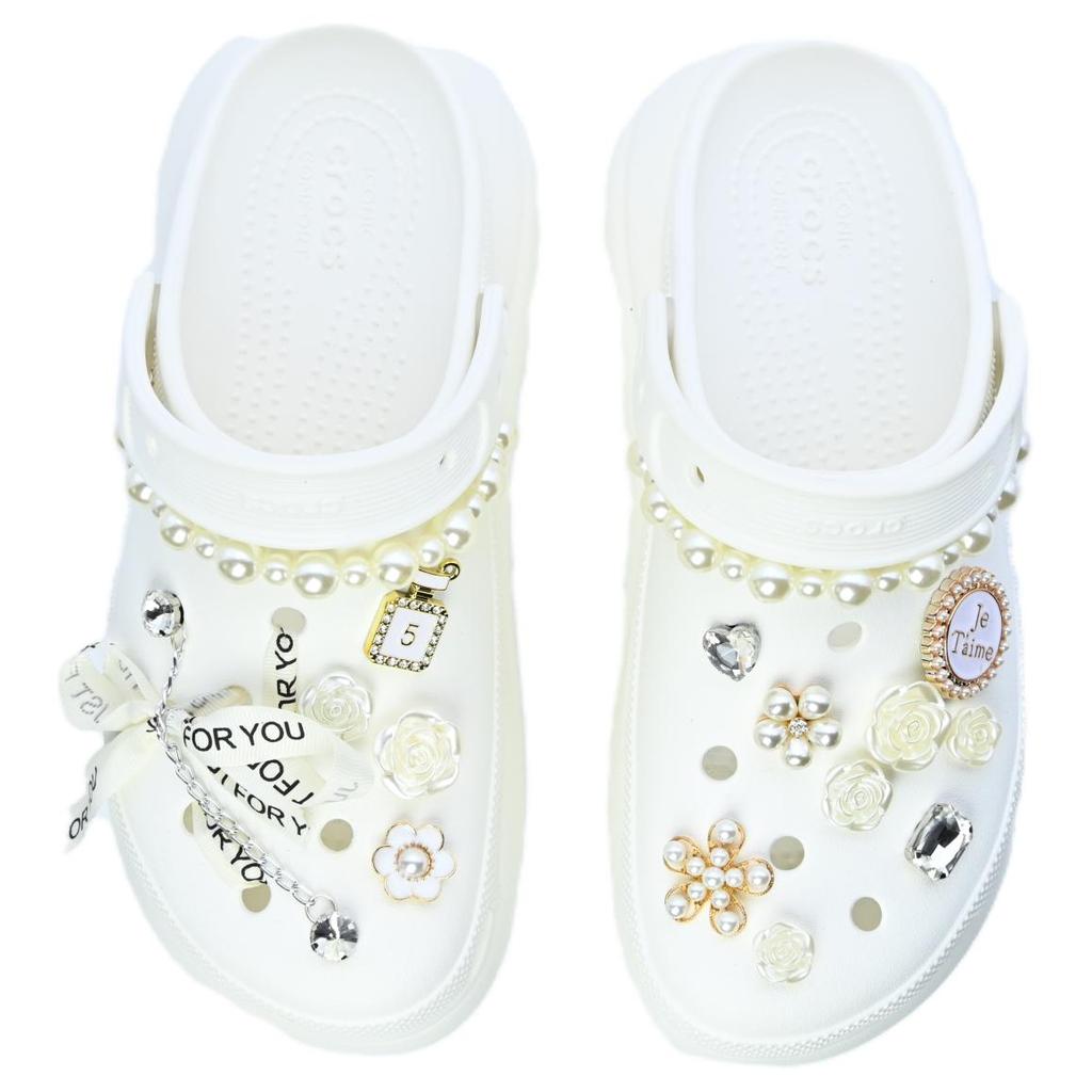 Crocs Crush Clog EVA Clogs Unisex White