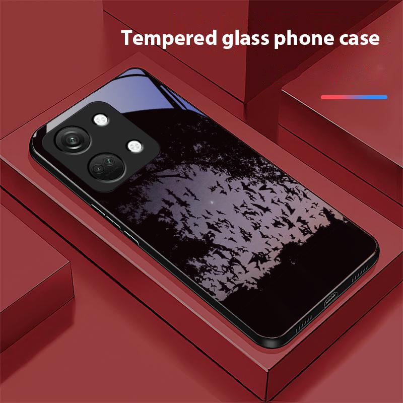 Das Dunkle Haus Für OnePlus Nord 3 5 6T 7 Pro 8 12 10T Reno8 Lite 5G 10R Nord N30 Hartschale Panzerglas Handyhülle Schwarz