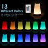 New Creative Wood Touch Remote Control Colorful Atmosphere Lamp Bedside LED Desktop Outdoor Decoration Camping Night Light
