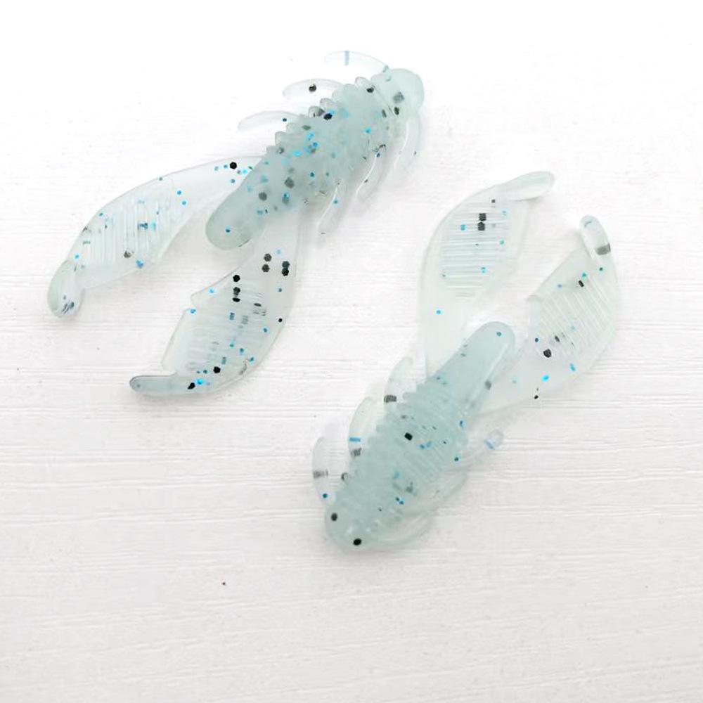 Floating Mini Shrimp Lures 5cm 1.5g, 15-Piece Pack for Bass and Mandarin Fish Fishing