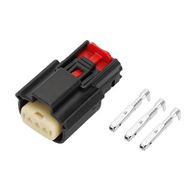INFINAUTO 1 Set 3 Pin Ignition Coil Waterproof Connector Plug for Ford Mazda Plastic