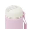 Francfranc Foldable Silicone Compact Water Bottle Bottle, Pink,