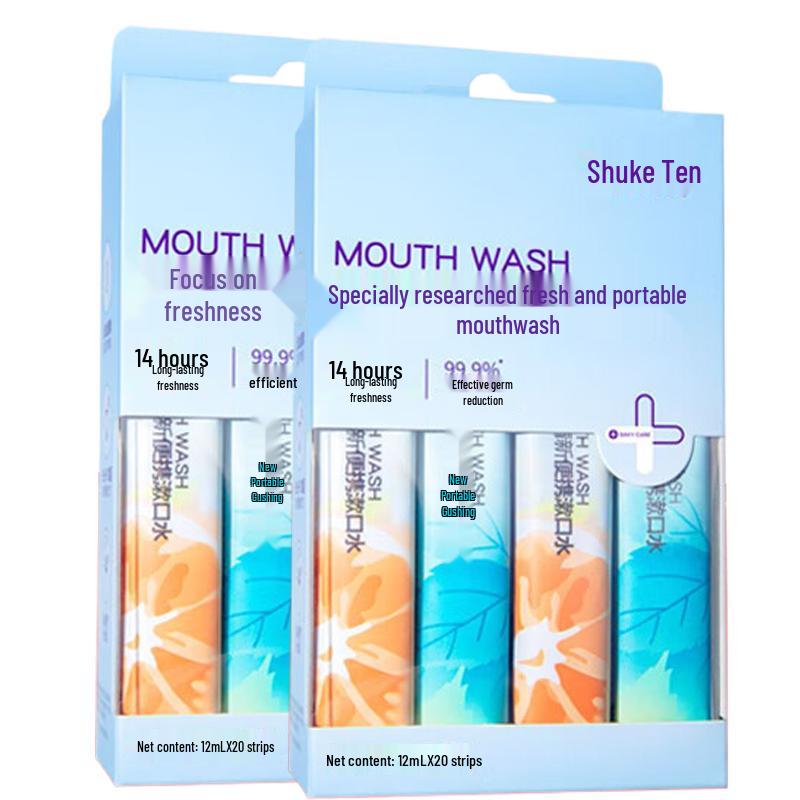 

Shuke Grapefruit & Mint Portable Mouthwash Strips