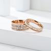 New Hot Selling Classic Stainless Steel Diamond Ring For Women Men Jewelry Accessories  Size 5-12