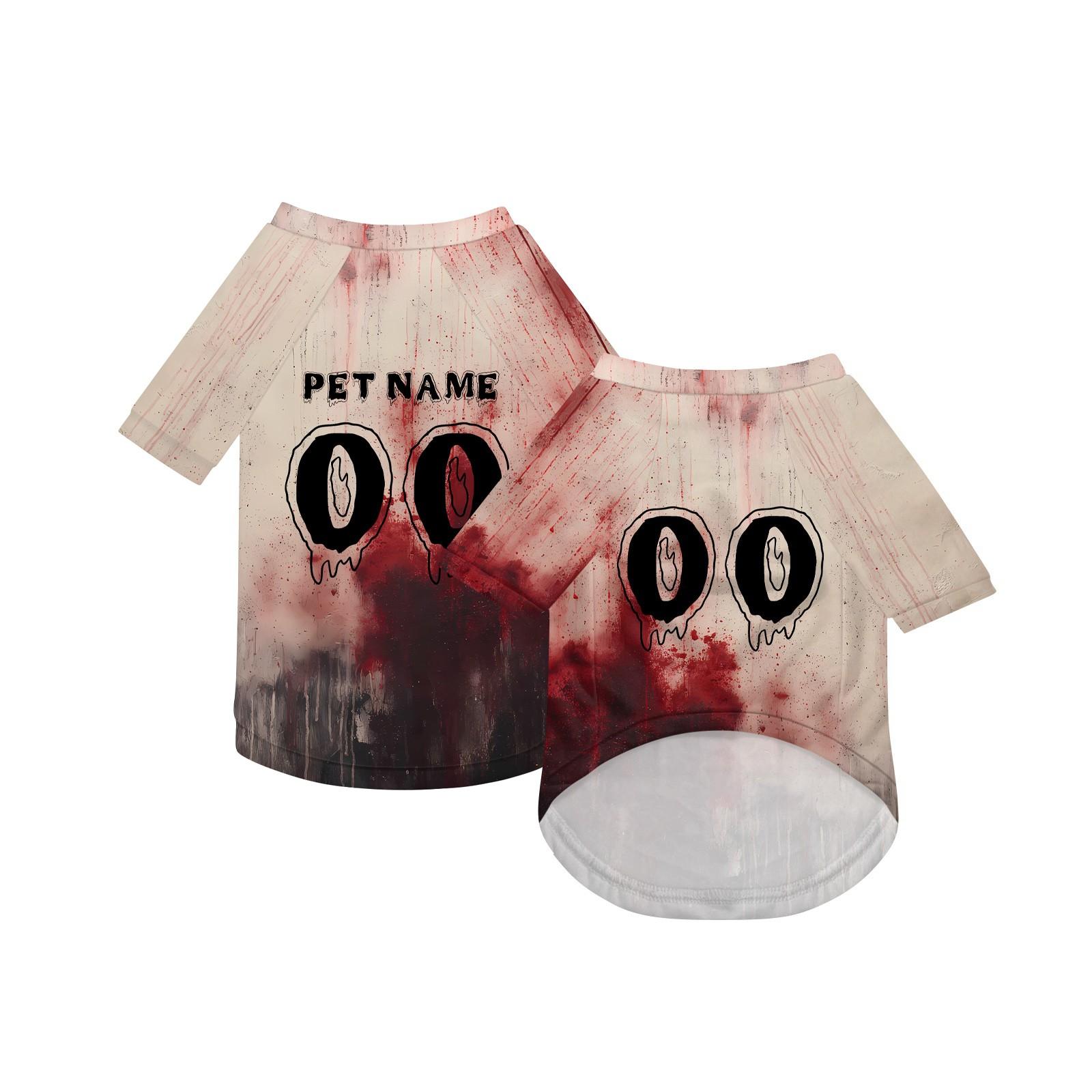 

Индивидуальная футболка для собаки, Дышащая футболка для щенка, Легкая одежда для питомца, Персонализированная футболка для питомца XXXXL хаки