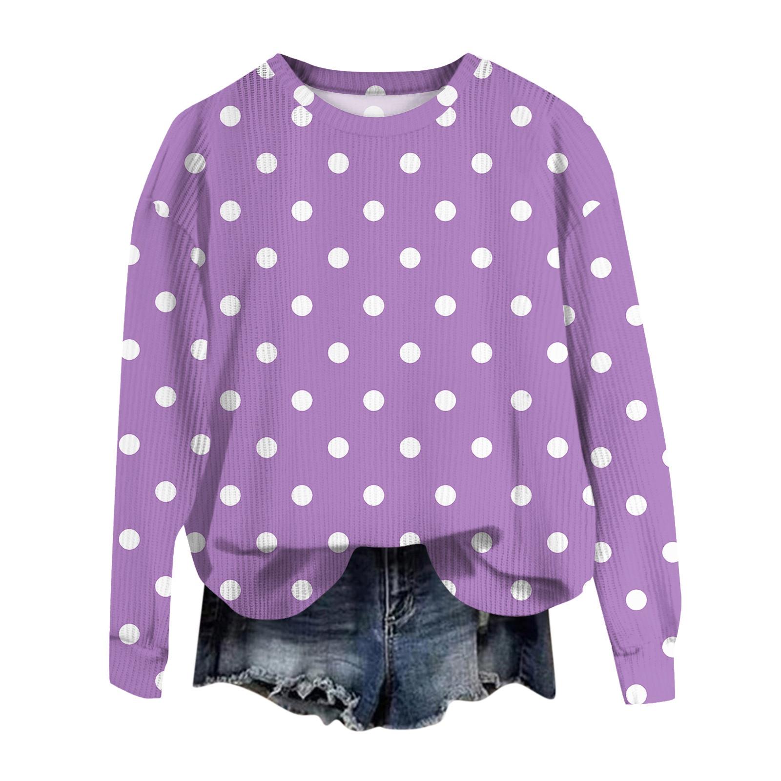 

Женский модный повседневный шерстяной трикотажный пуловер с длинным рукавом и круглым вырезом L фиолетовый