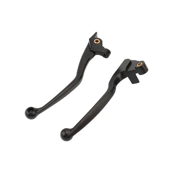 Skull Clutch Brake Levers For YAMAHA XVS400 XVS650 Dragstar XVS 400 1996-2002 V-Star XVS 650 1997-2002 Black Chrome