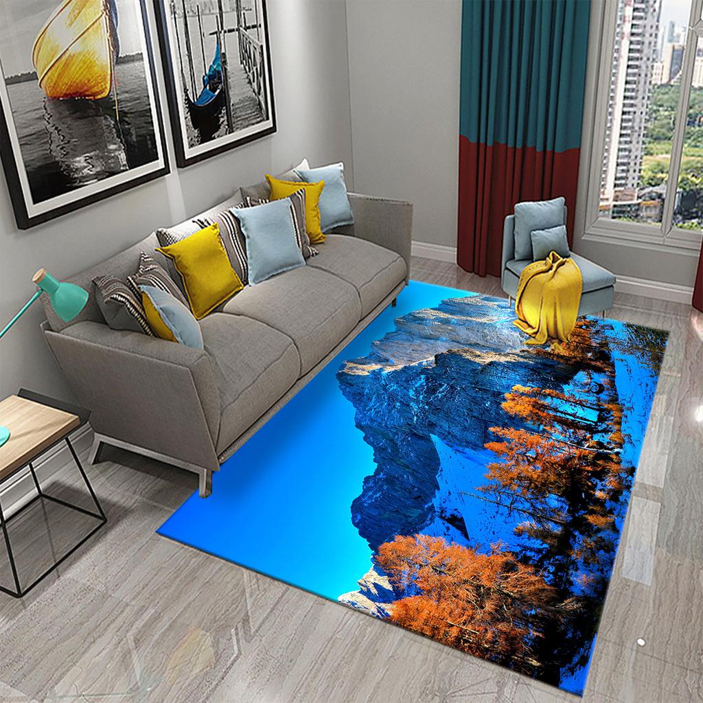 Rutschfester Flur, Schlafzimmer, Badezimmer, Küche, Bodenmatte, Veranda, Fußmatte, Schneeberglandschaft, Teppich