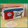 Cute Canvas Pencil Bag With Drawstrings Large Capacity For Students And Girls