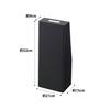 Yamazaki Tower 1956 Fire Extinguisher Stand with Label Stickers Black Direct from Japan