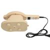 Electric Handheld Massager with 3 Massage Heads Heating Iron Shape Percussion Body Massager for