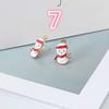 8 Styles of Stylish Women's Alloy Christmas Tree Earrings Christmas Gift Earrings.